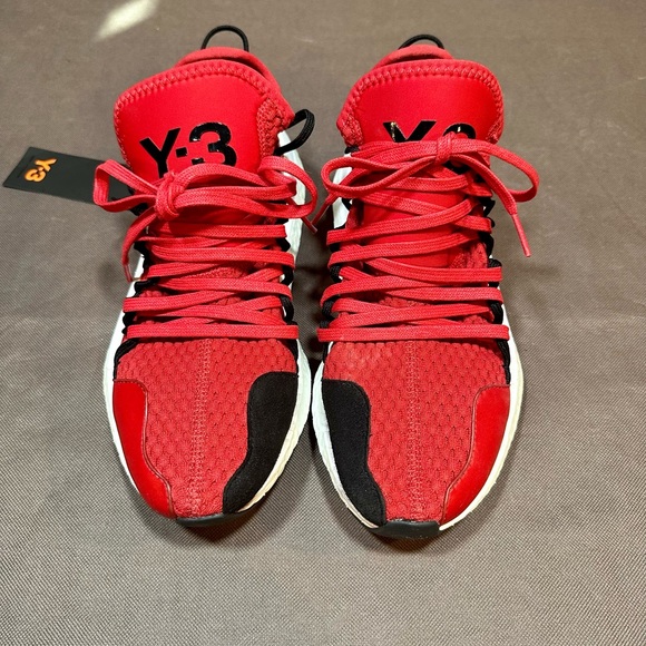 ADIDAS Y-3 KUSARI SPORT SNEAKERS in CHILI PEPPER - Picture 7 of 10